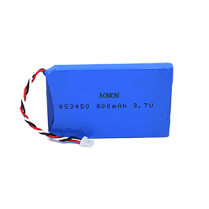 3.7V 523450-800mAh mini fan battery