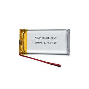 3.7V 750mAh 852045-1S1P Shoulder light lithium battery
