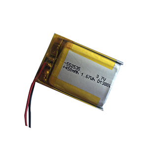 3.7V 450mAh 552535 Radio signal detector battery